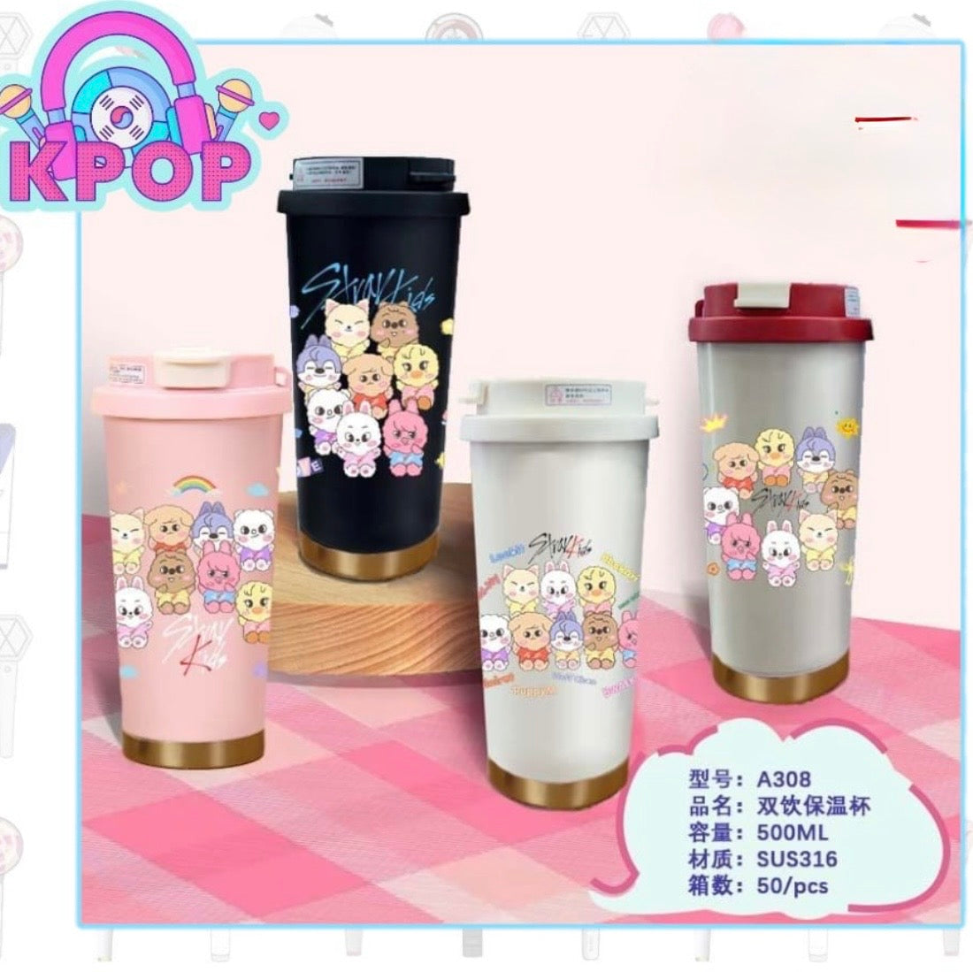 Vaso Térmico “Straykids”
