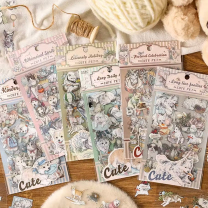 Set 4 Sticker “Gatos y Perros”
