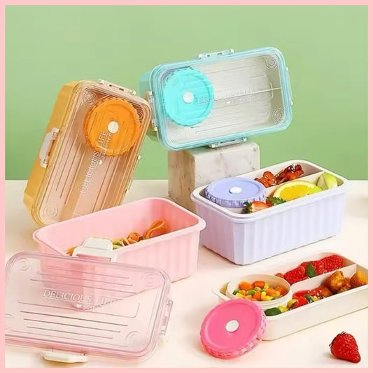 Lunchbox 2 Niveles. 23x22x9Cms