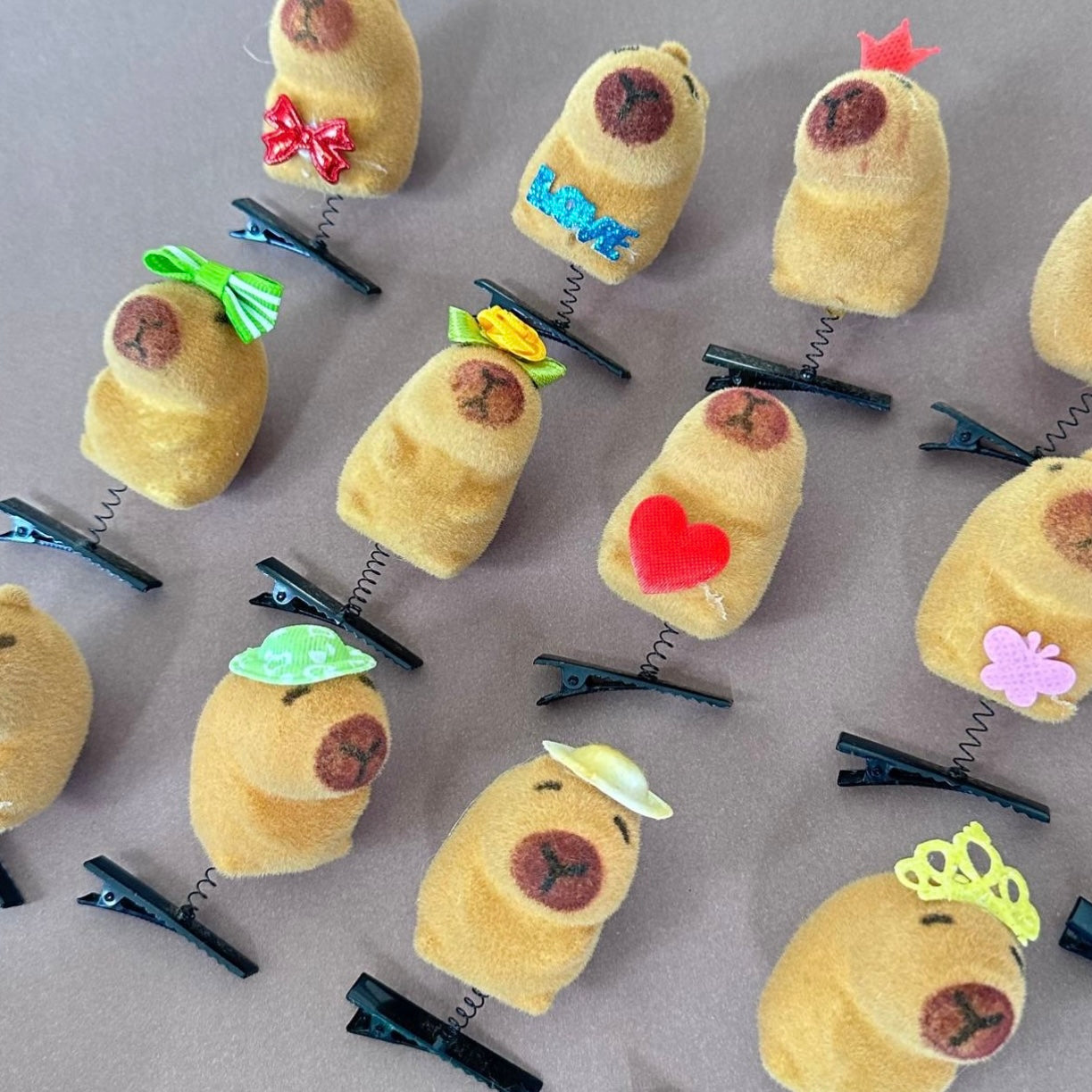 Set 2 pinches “Capybara”