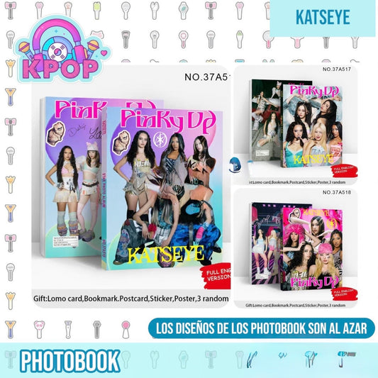 Photobook “Katseye” + 4 PhotoCards + Lámina de Stickers. 40 Páginas 29x21Cms