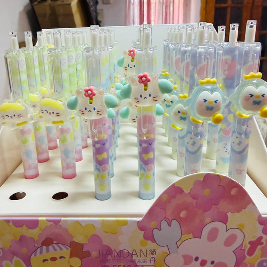 Lápiz Tinta Borrable “Animalitos”. Color Azul