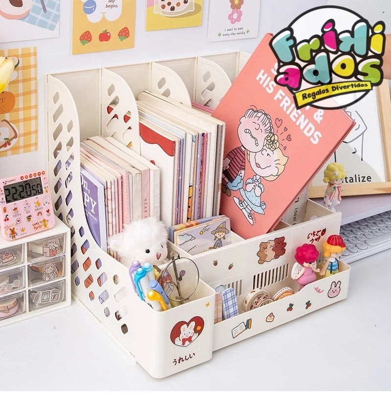Organizador de Libros Multiespacios + Lámina de stickers