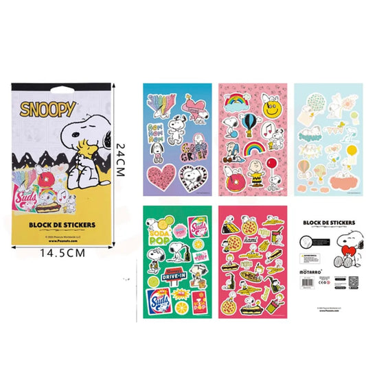 Libreta de Stickers “Snoopy”