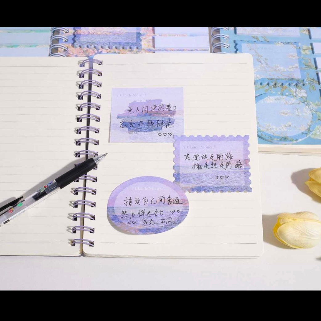 Libreta + Post it. 21x17cms (100u)