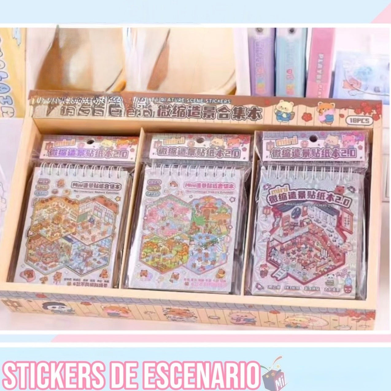 Libreta de Sticker para Armar Escenarios “Capybara”