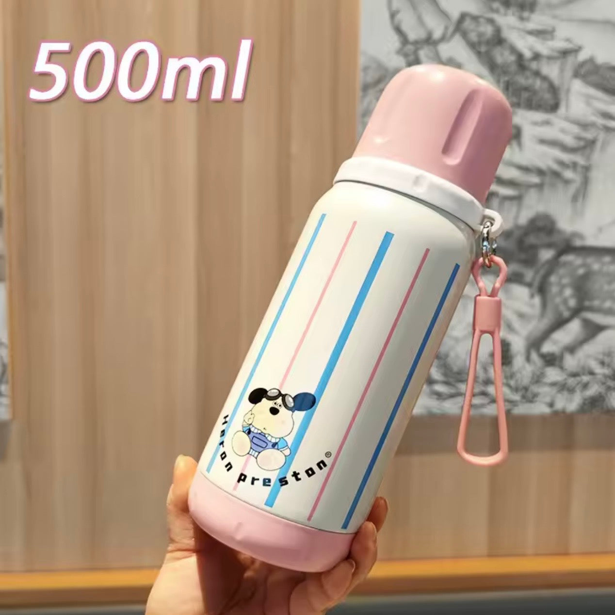 Termo con Boquilla “Animalitos”. 500ml