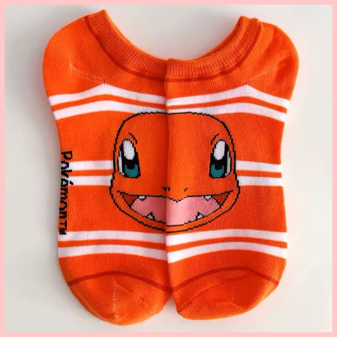 Calcetín “Charmander Pokémon”. Talla Standard 35-41