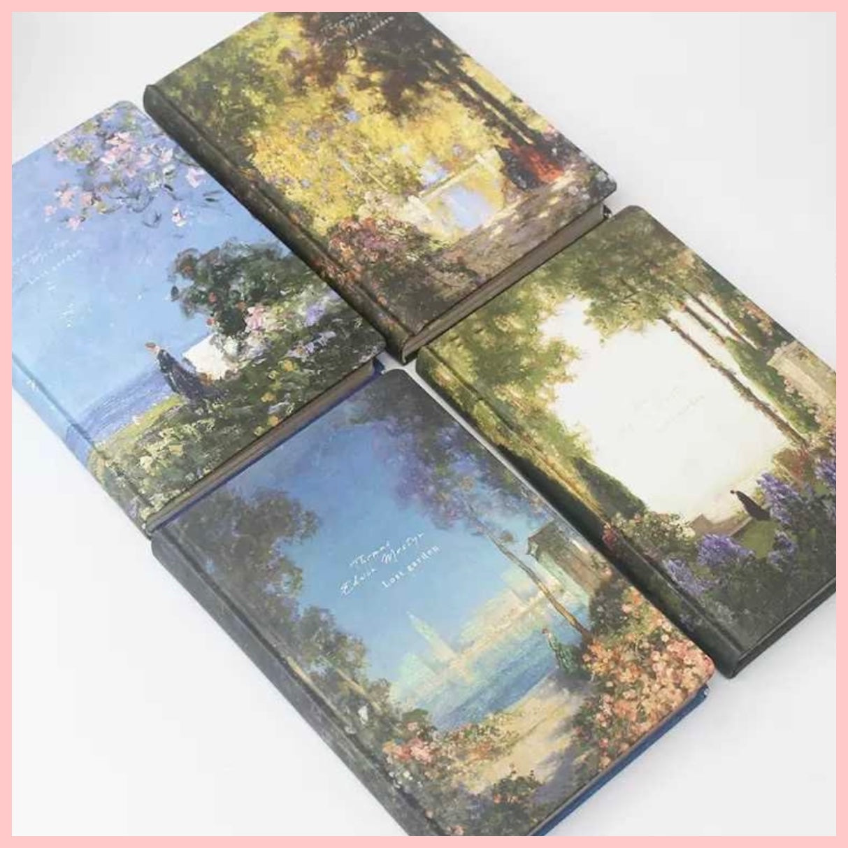 Libreta “Lost Garden”. Hojas con Diseño, 128U 19x14cms