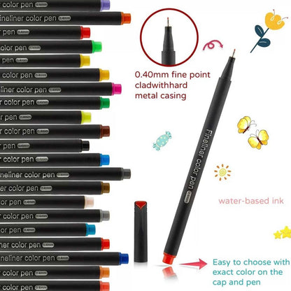 Set 24 Tiralíneas 0.4mm