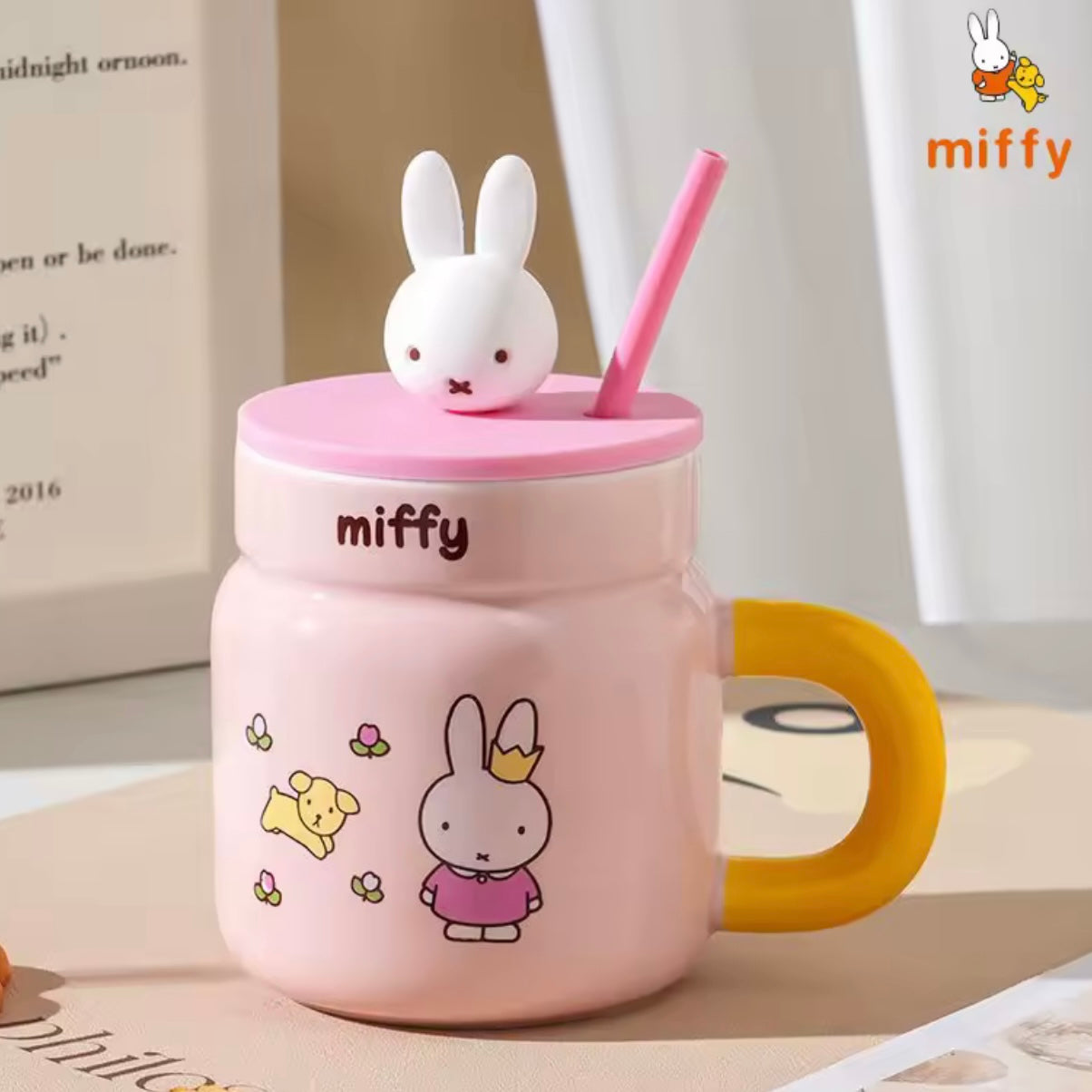 Taza “Miffy”. 540ml Material Cerámica.