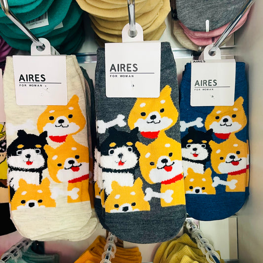 Calcetín “Shiba Inu”. Talla Standard (35-41)