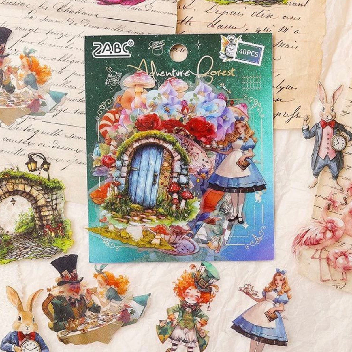 Set 40 Stickers “Alicia y Principito”