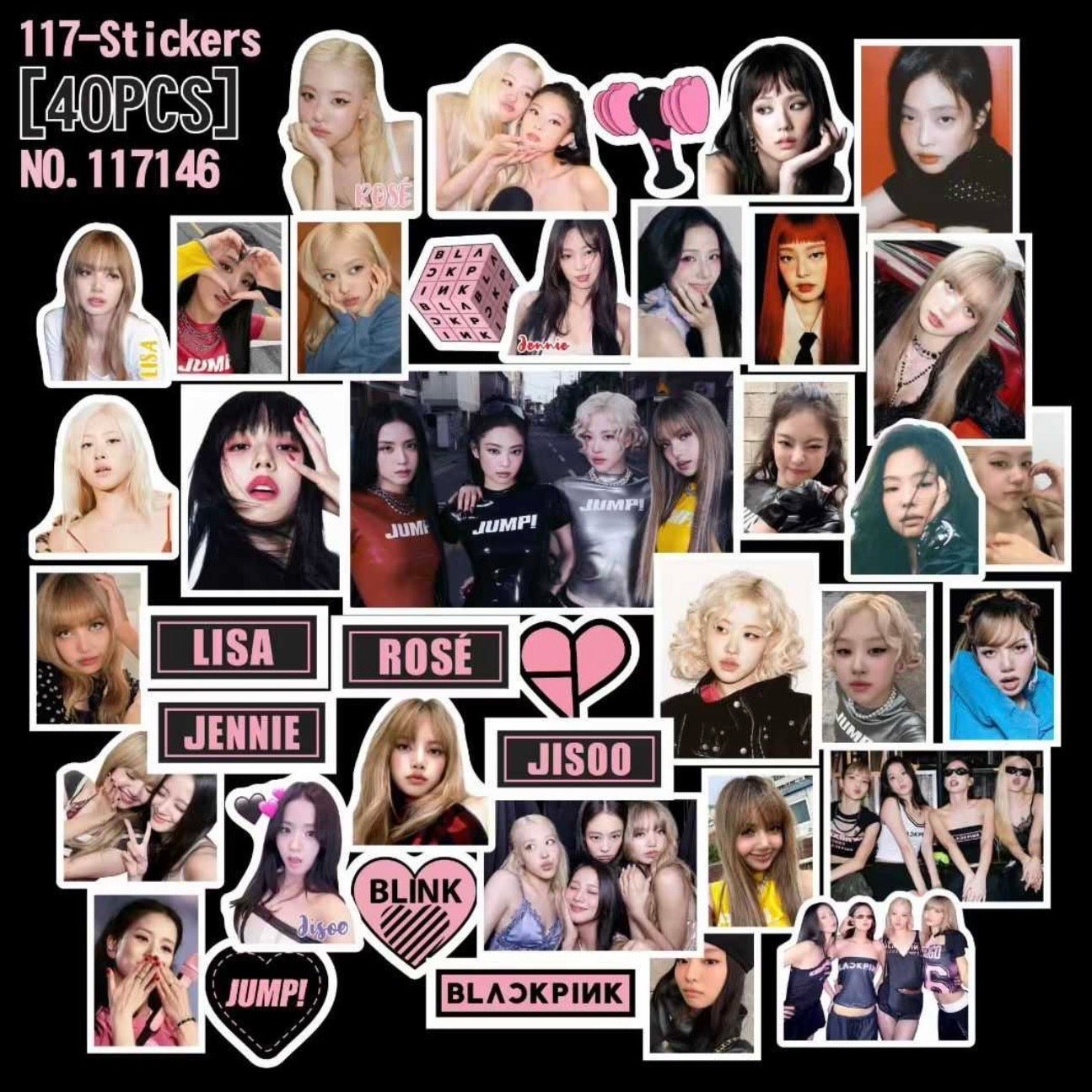 Set 40 Stickers Kpop