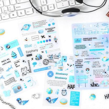 Set 4 láminas de Sticker “Aesthetic”