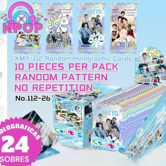 Set 10 Photocards Holograficas Sorpresa “Cortis”