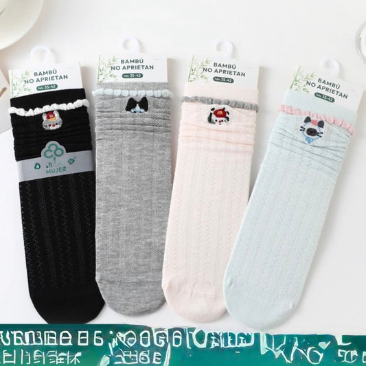 Calcetín Bambú “Gatitos”. Talla Standard (36-42)