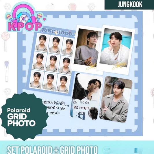 Set Polaroid + Grid Photo “BTS JungKook”
