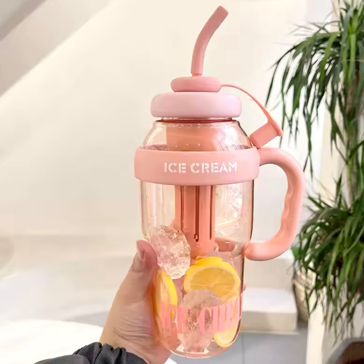 Botella con Bombilla + infusor. 1300ml