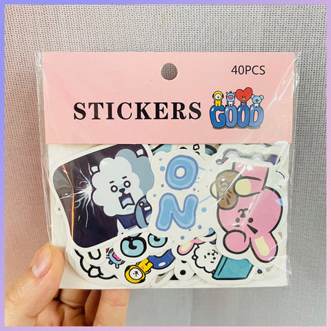 Set 40 Stickers “BT21”