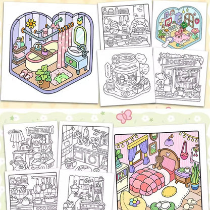 Libros para Colorear. 48 Páginas 22x22cms