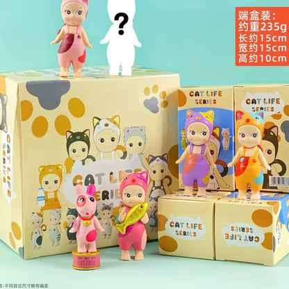 Figura Sorpresa Sonny Angel “Cat Life”(Gatos y Dinosaurios). 8Cms
