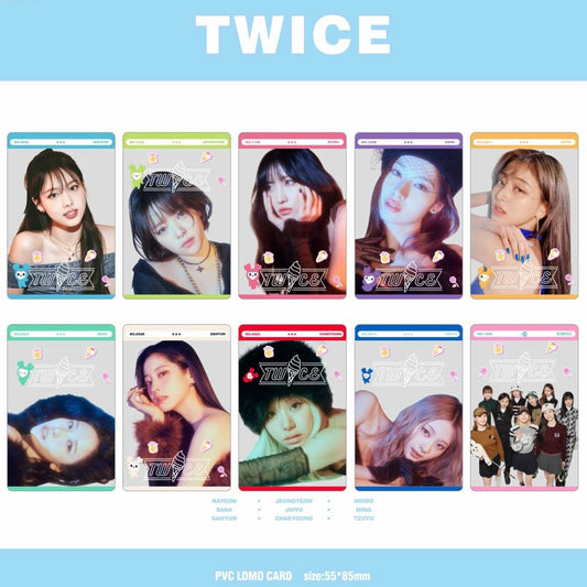 Set 10 Photocards Premium PVC “Twice”