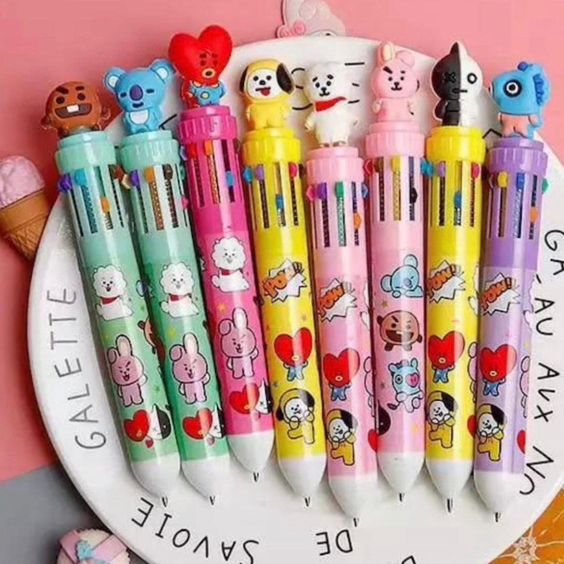 Lápiz 10 Colores “BT21”
