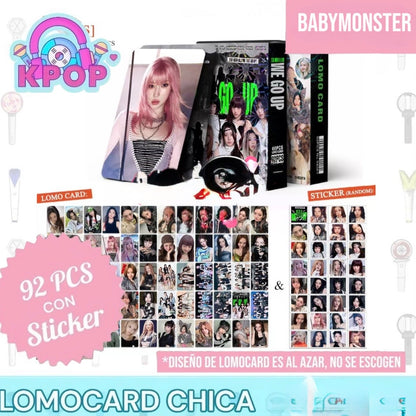 Set 92 PCS “BabyMonster”. 60 Photocards + 32 Mini Stickers.