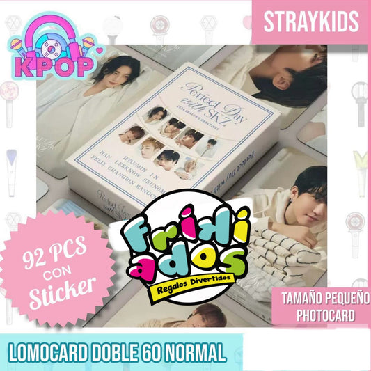 Set 92 PCS “Straykids”. 60 Photocards + 32 Mini Stickers.