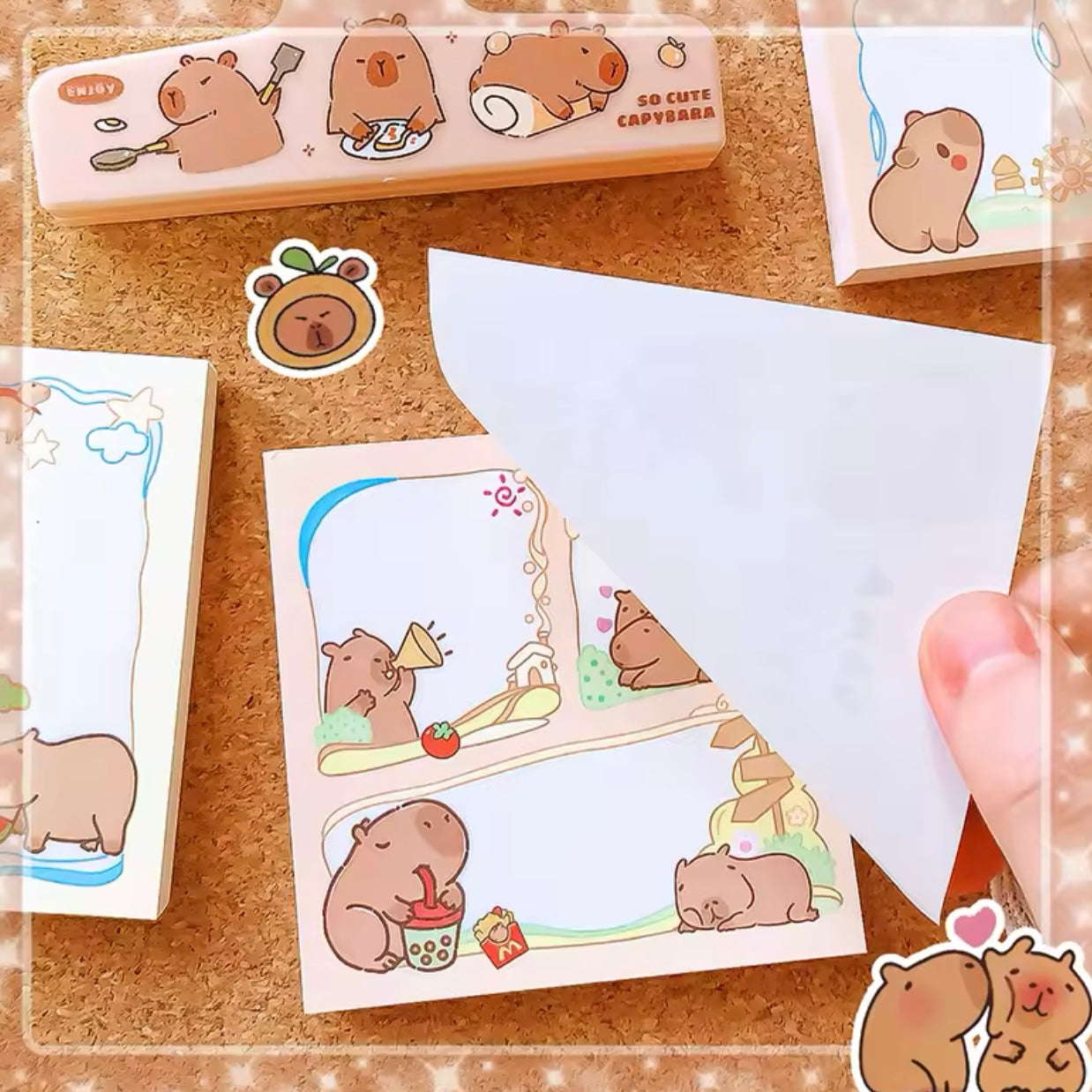 Notas “Capybara”. 8x8Cms (100U)
