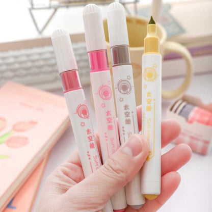 Set 4 Destacadores Tonos Pastel.