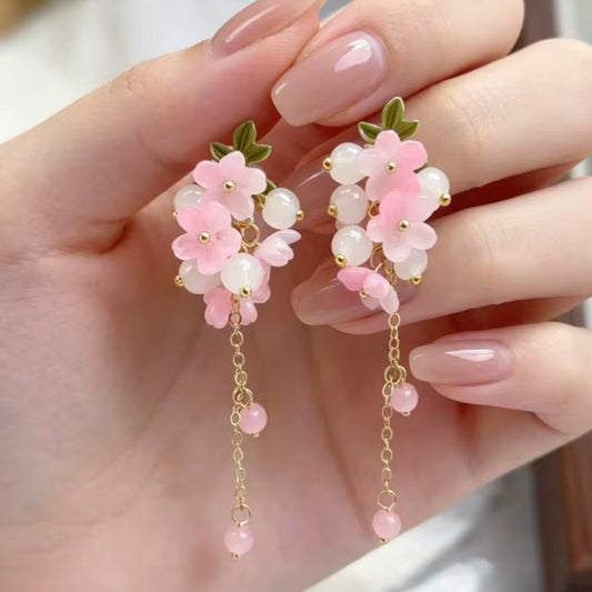 Aros “Cerezo Perlitas”