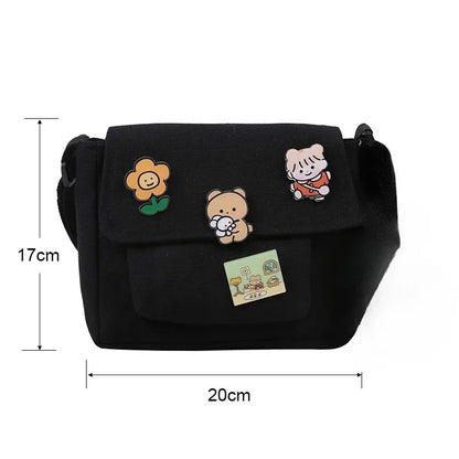 Mini Cartera + 4 Pins. 20x17Cms