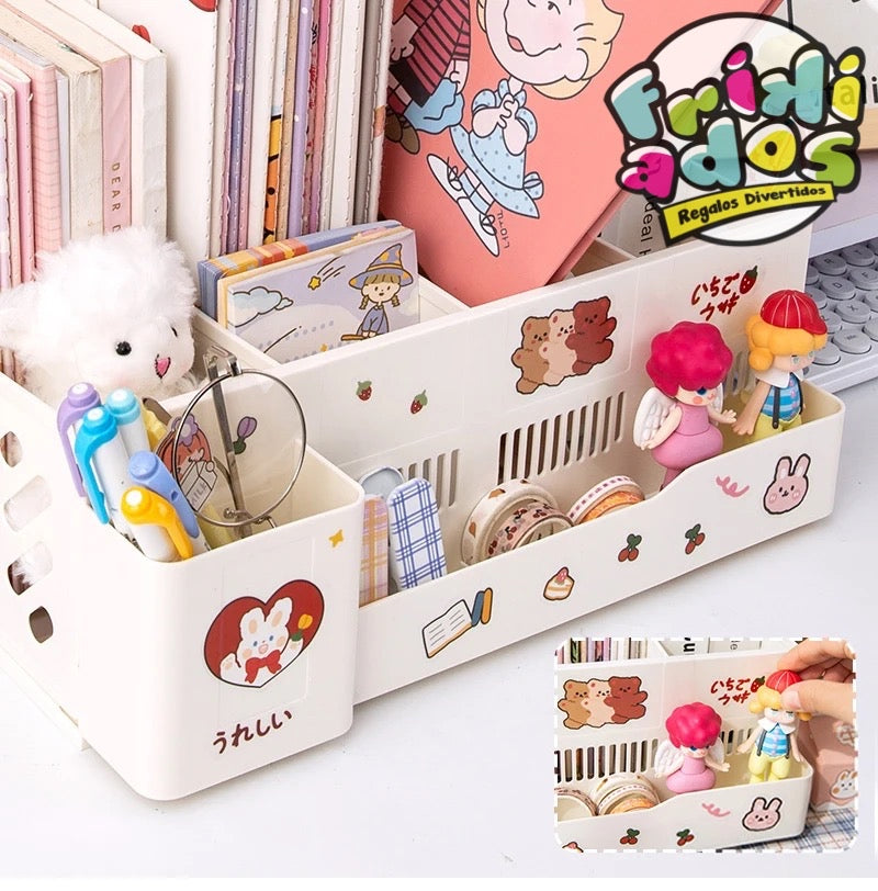 Organizador de Libros Multiespacios + Lámina de stickers