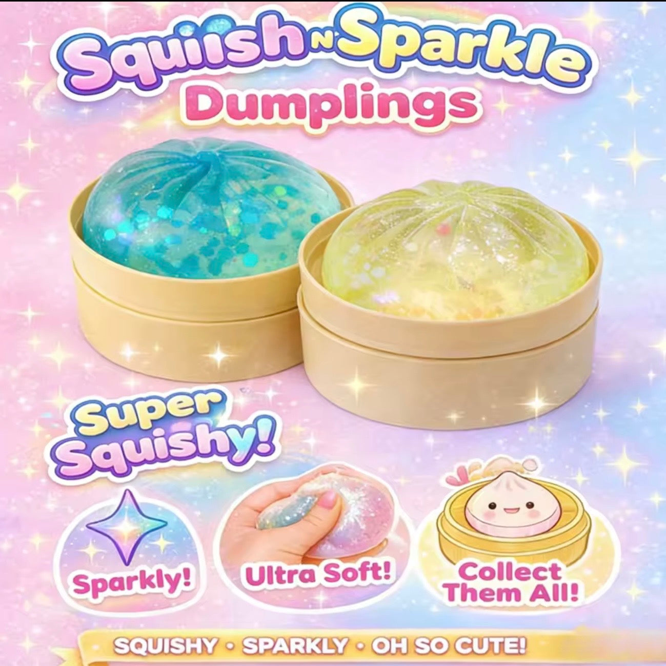 Squishy Dumpling “Glitter”