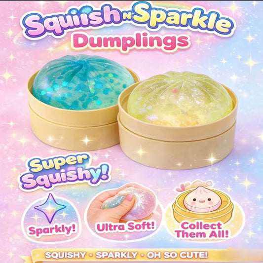 Squishy Dumpling Sin Carita “Glitter Pastel”