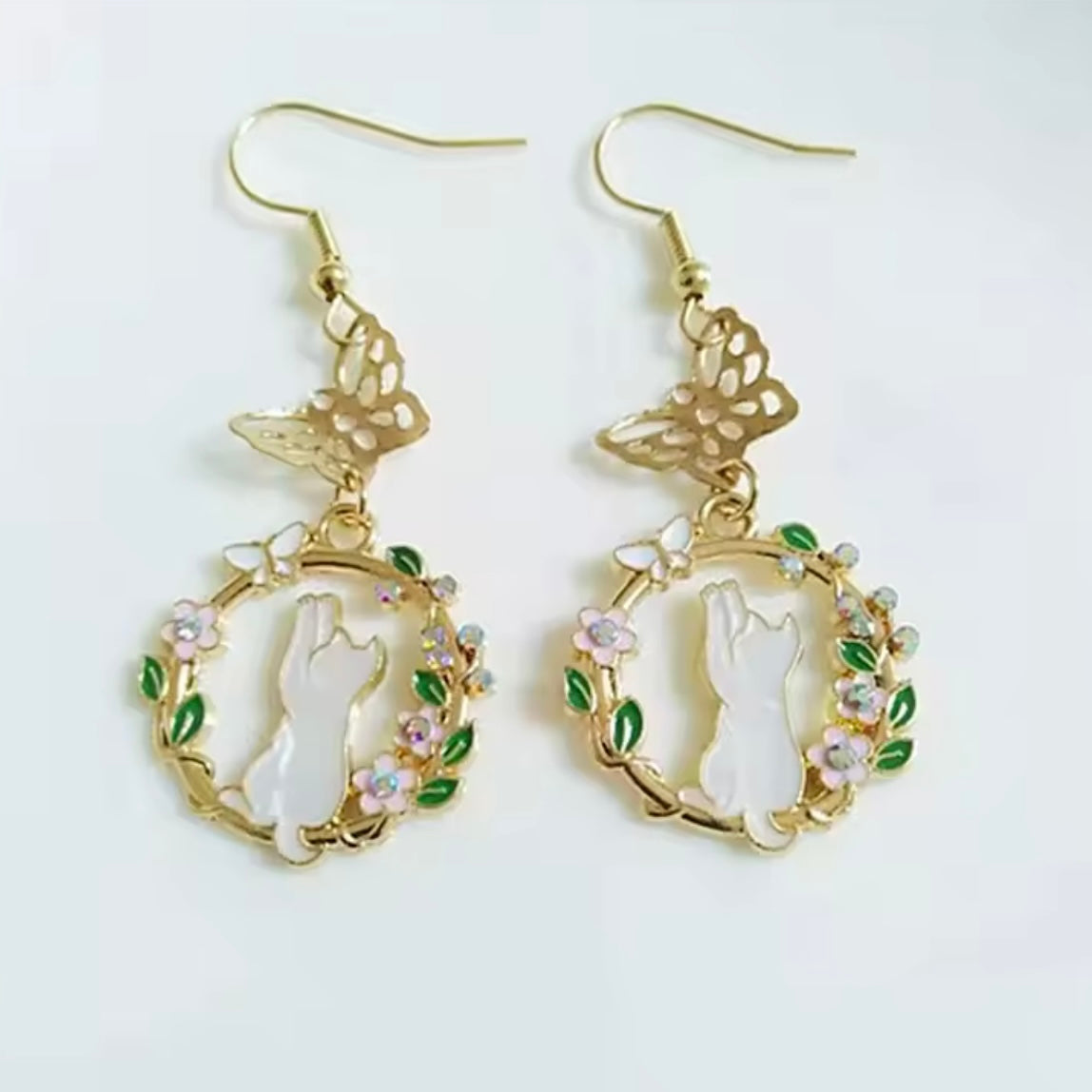 Aros “Gato Mariposa”
