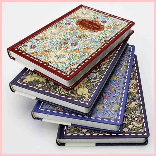 Libreta “William Morris”. Hojas con Diseño, 128U 19x13cms