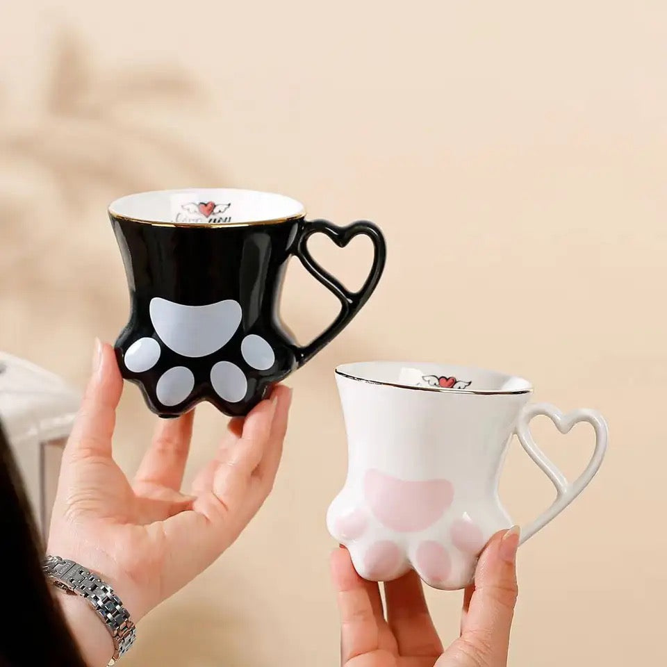Taza “Patita de Gato”, 350ml. Material Cerámica