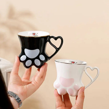 Taza “Patita de Gato”, 350ml. Material Cerámica