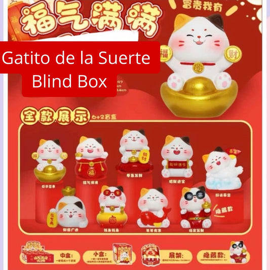 Blind Box Sorpresa “Gatito de la Suerte”. Material Cerámica