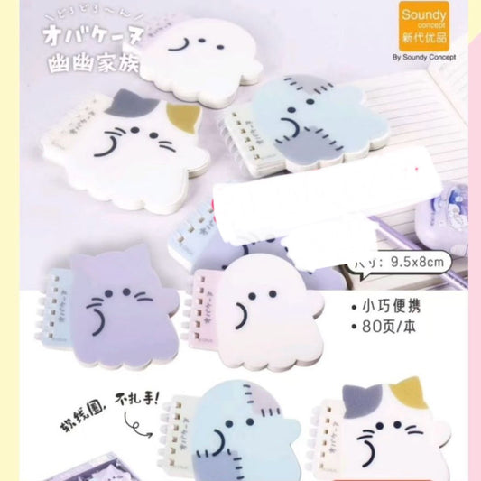 Mini Libreta “Gatitos Fantasmas”