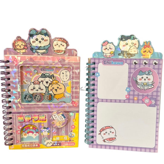 Libreta + Stickers “Chiikawa”. 19x11cms