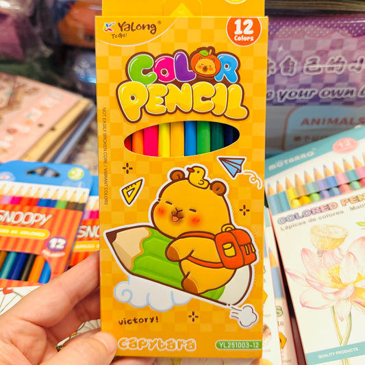 Set 12 lápices “Capybara”