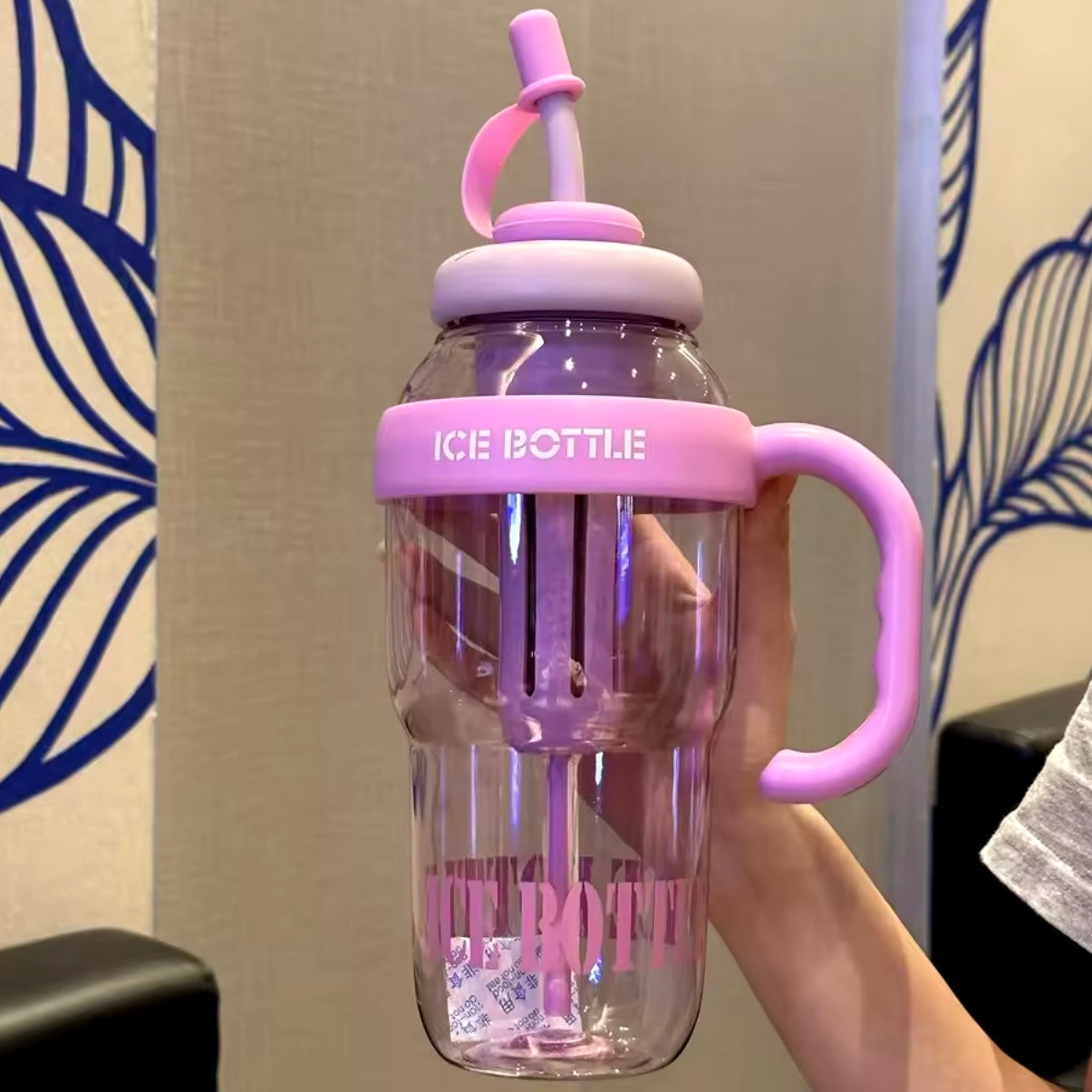 Botella con Bombilla + infusor. 1300ml