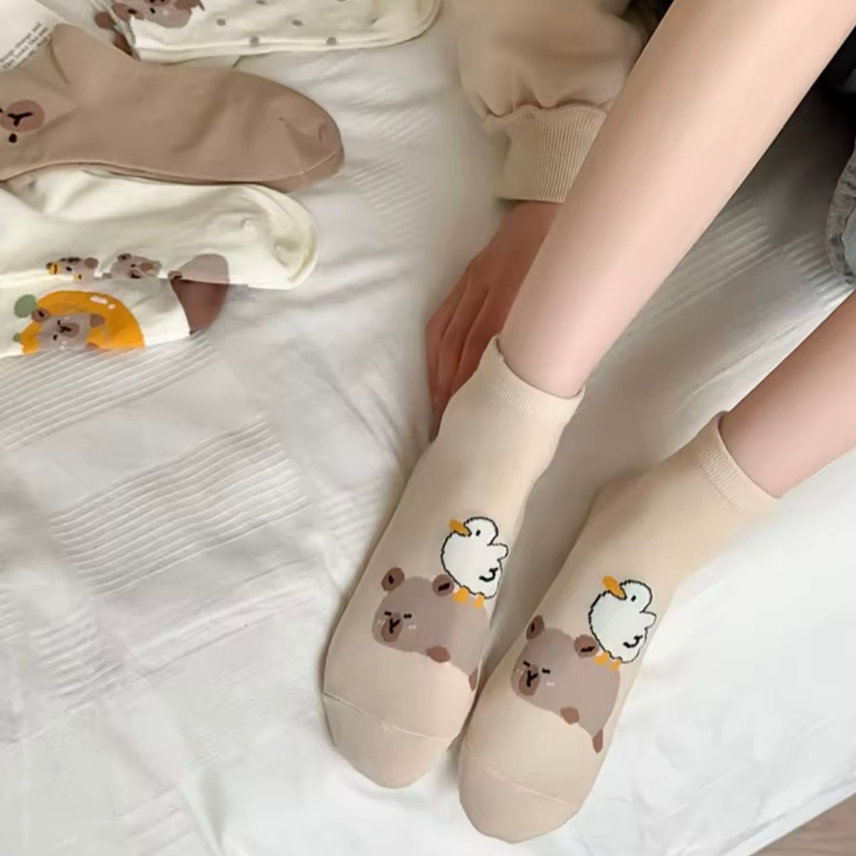 Calcetín “Capybara”. Talla Standard 35-41