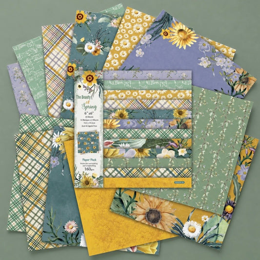 Set Papel Decorativo. 24U 15x15cms