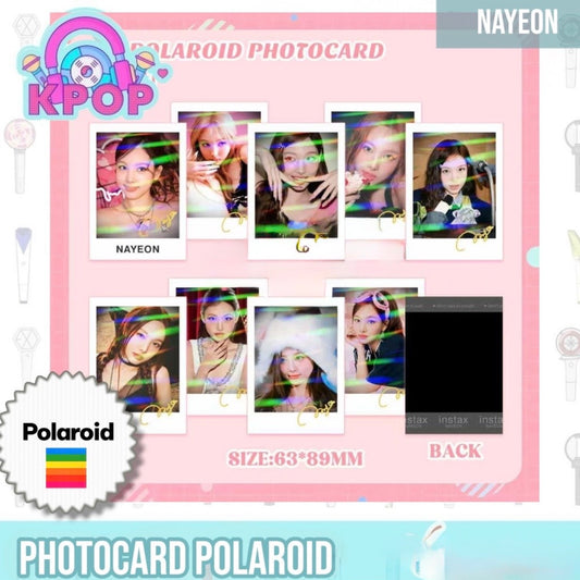 Set 9 Photocards estilo Polaroid “Nayeon Twice”