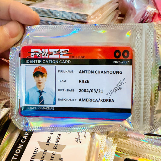 Set tarjetas de Identificación “RIIZE”